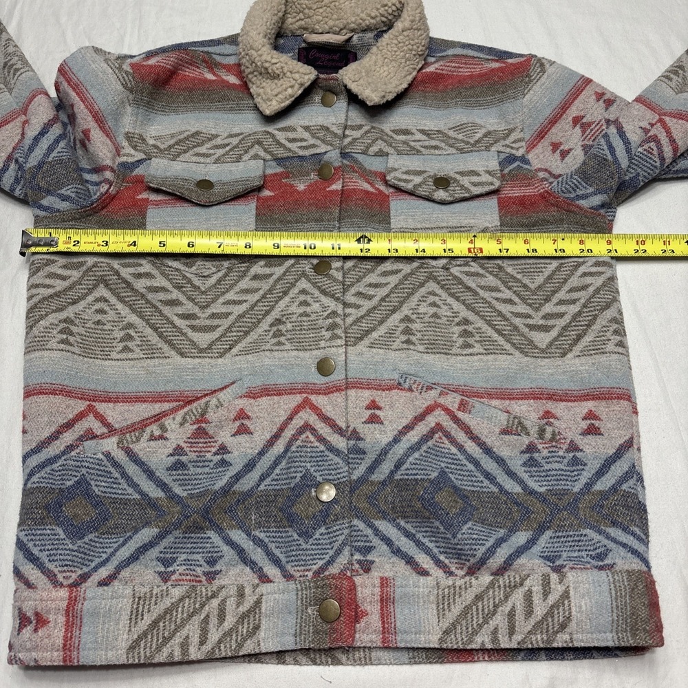 Cowgirl Lengend Jacket Womens Medium Southwestern‎ Aztec  Polyester Wool Blend - Picture 4 of 13